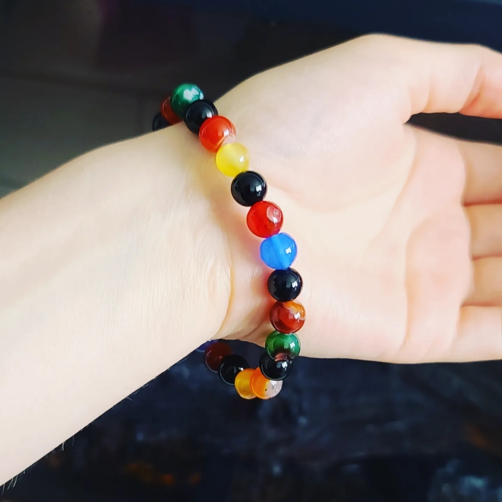Rainbow Agate bracelet